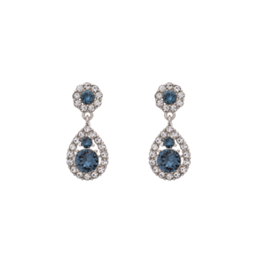 Örhängen - Petite Sofia earrings - Silver Blue